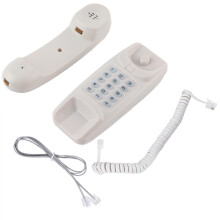 Wandmontage Festnetztelefon-Erweiterung ohne Anrufer-ID (Weiß)