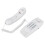 Wall Mount Landline Phone Extension No Caller ID White 3