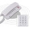 Wall Mount Landline Phone No Caller ID White 4