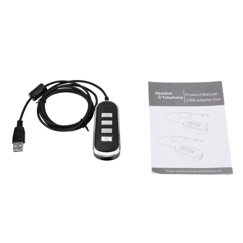 RJ9 auf USB Audio-Kopfhörer Kabel mit Steuerbox
