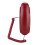 Wall Mount Landline Phone No Caller ID Red 5