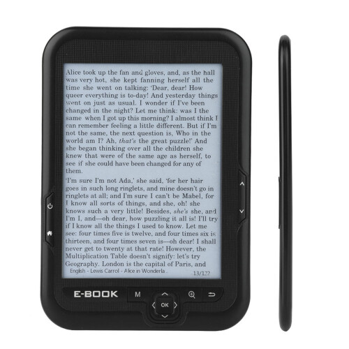 E-Reader 6 Zoll 600x800 300DPI E-Ink 8GB schwarz/blau 2