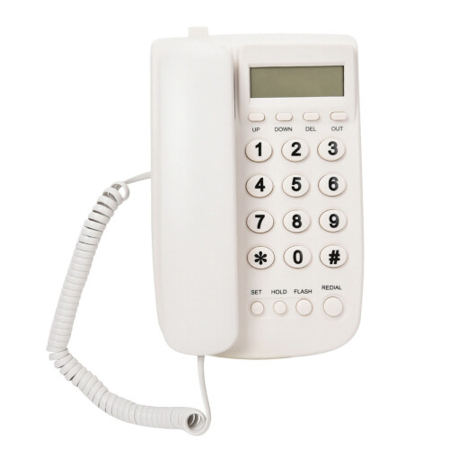 Hotel Phone Extension No Caller ID White 1