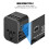 Universal-Reiseadapter mit 4 USB-C-Anschlüssen (Schwarz) 5