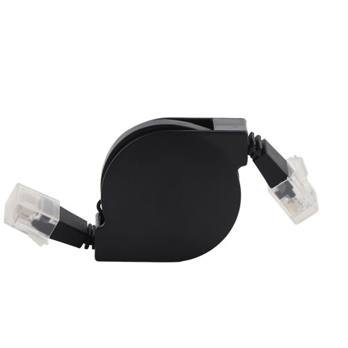 1x einstellbares CAT6 RJ45 Netzwerkkabel 1m 1