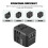 Universal-Reiseadapter mit 4 USB-C-Anschlüssen (Schwarz) 3