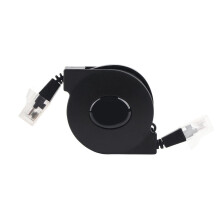 1x einstellbares CAT6 RJ45 Netzwerkkabel 1m