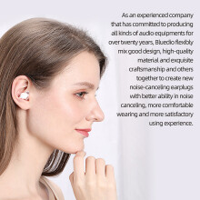 Bluedio NE Silicone Earplugs 40dB Noise Reduction Sleeping Swimming