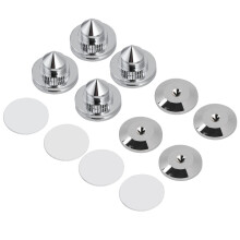 4 Pcs HiFi Speaker Isolation Spikes AMP DAC CD Feet Cones