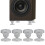4 Pcs HiFi Speaker Isolation Spikes AMP DAC CD Feet Cones 4