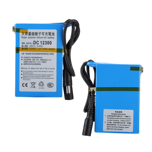 Tragbare DC 12V 3000mAh Li-Po Akku 2