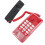 Wall Mount Landline Phone No Caller ID (Red) 2