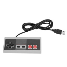 Classic Wired USB Game Controller for NES Mini (Gray)