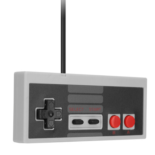 Classic Wired USB Game Controller for NES Mini (Gray) 2