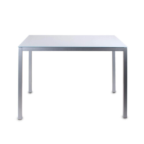Joolihome Glass Dining Table, 120cm Kitchen Table