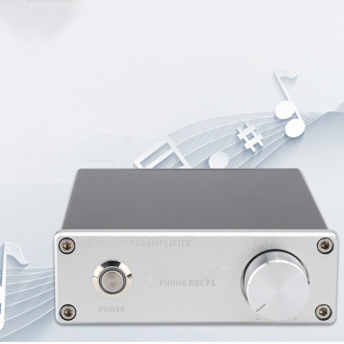 Goldplatinierter Phono-Vorverstärker P1 MM mit RCA-E/A 2