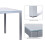 Joolihome Glass Dining Table, 120cm Kitchen Table 5