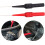 Efficient Multimeter Test Probes Slim-Tip Thin-Needle Probes for Easy Cable Access, 1-Piece Black, Compatible with DMMs 5