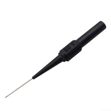 Efficient Multimeter Test Probes Slim-Tip Thin-Needle Probes for Easy Cable Access, 1-Piece Black, Compatible with DMMs