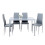 Joolihome Glass Dining Table, 120cm Kitchen Table 9