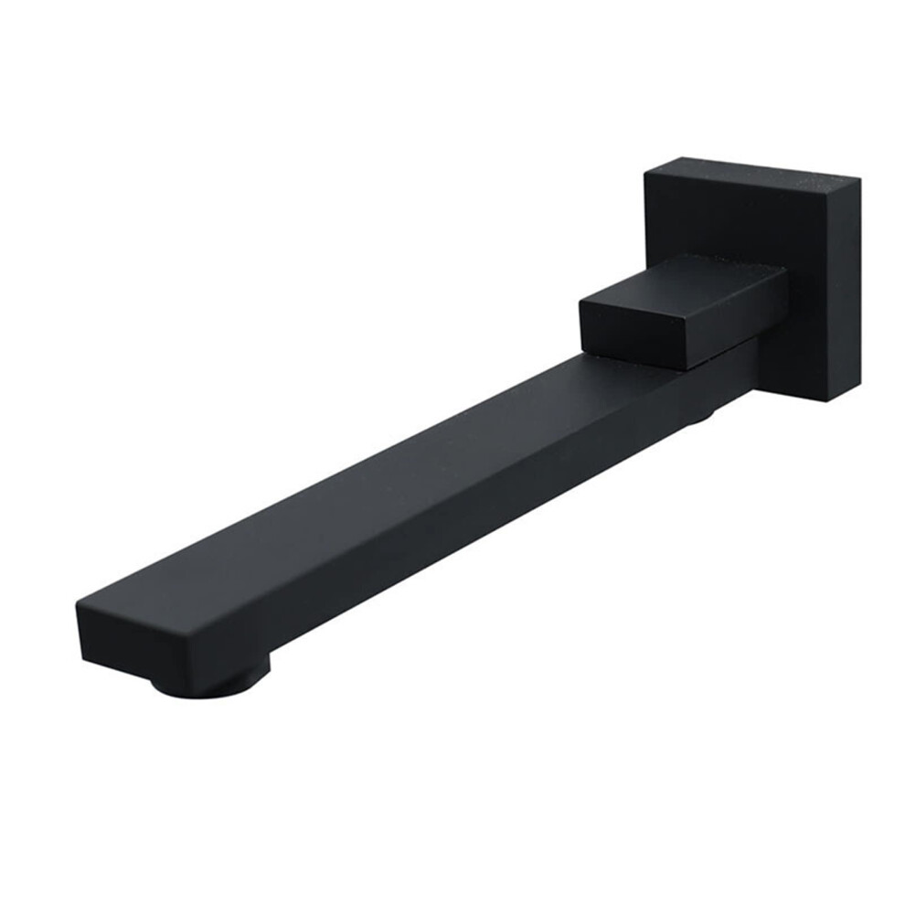 Wall Mounted Bath Filler Spout Swivel Faucet Tap Bathtub Shower Mixer Water Outlet Brushed Black Finish 9016109193117