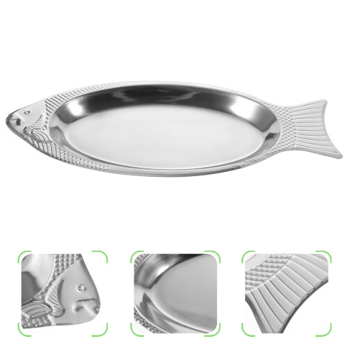 1 kreatives dampffisch platte für 2