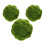 3 Stuks Gesimuleerde Moss Bollen Groen Voor Plafond Decor 11