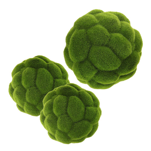 3 Stuks Gesimuleerde Moss Bollen Groen Voor Plafond Decor