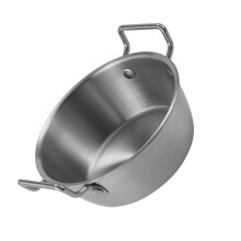 Stainless Steel Kom Met Handvat Voor , Fruit En Salade