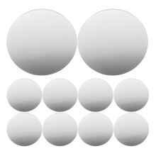20 mini-runde spiegel 8 cm acryl zum basteln und dekorieren