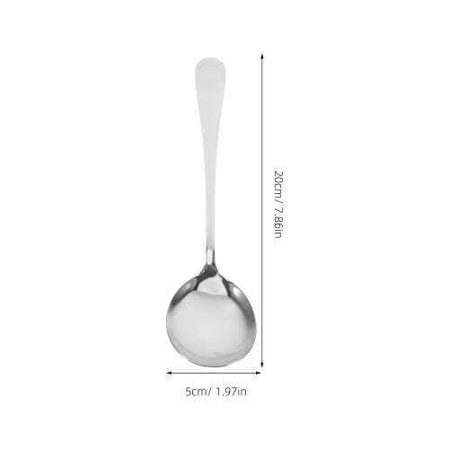 2 servierlöffel für suppe pasta mit abtropflöchern 1
