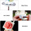 10 backstäbchen blüten nägel kuchendekoration silber 9