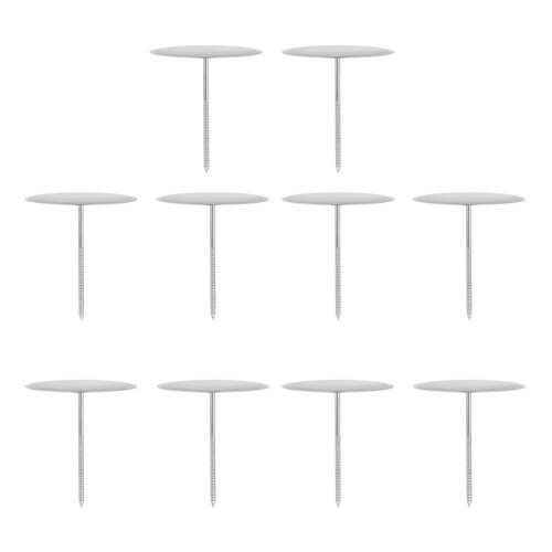 10 backstäbchen blüten nägel kuchendekoration silber 2