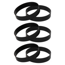 6 Stück Eierkocher Ringe Burger Formen DIY Eierbratformen Schwarz