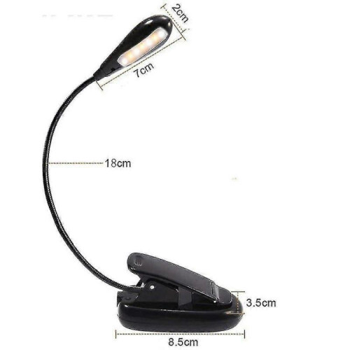 Rechargeable 14 Led Book Light, Music Stand Lamp, 3 Brightness Light 2