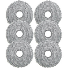 6pcs Washable Mop Pads for Roborock Q Revo Robot Vacuum Cleaner