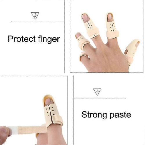 (Size 4)Adjustable Finger Splint Finger Protector Sports 2