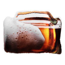 plüschkissen bierform sofa stützkissen witziges deko kissen
