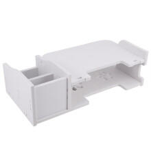 wandhalterung schweberegalfach tv-console wohnzimmer büro (weiß)