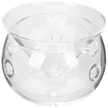 1 set glas salatschüssel mit trockeneisbehälter für bar