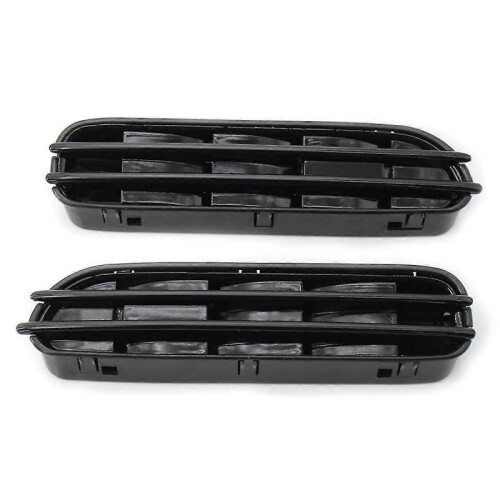 1pair Car Side Wing Air Flow Vents Grille Grill for E60/e61 E39 M5 Glossy Black 1