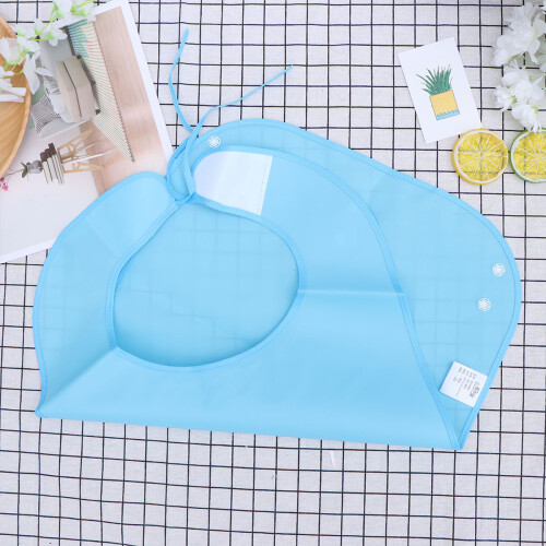 Delantal Impermeable Con Tamaño M Azul 2
