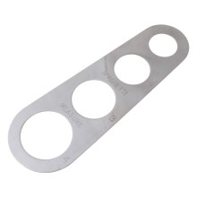 Stainless Steel Spaghetti Measurer Tool For Pasta Portion Control, 4-Portion Capacity, Pasta Measuring Tool