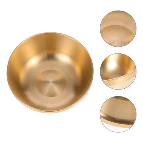 1Pc Holy Water Cup Copper Bowl Decoration 2