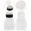 2Pcs Clear Refillable Push Down Pump Bottle For Nail Polish Remover 4