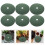 10Pcs Nonwovens Tree Mulch Rings Protector Mats Round Plant Covers 5