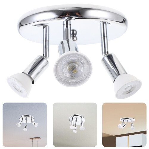1Pc 3-Head Ceiling Light Spotlights Decorative Fixture 2