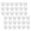 60 Pcs Cupcake Wrappers Hollow Pattern High Temp Resistance White 8