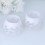 60 Pcs Cupcake Wrappers Hollow Pattern High Temp Resistance White 9