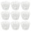 60 Pcs Cupcake Wrappers Hollow Pattern High Temp Resistance White 1